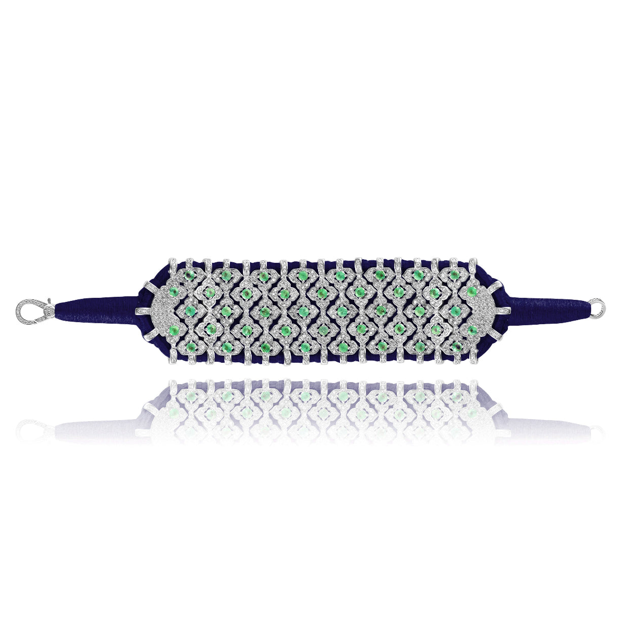 Bahia Navy bracelet - Emerald