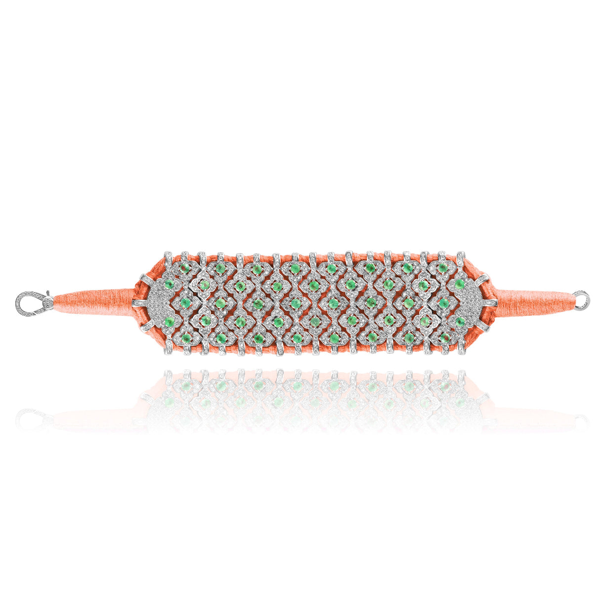 Bahia Neon coral bracelet - Emerald