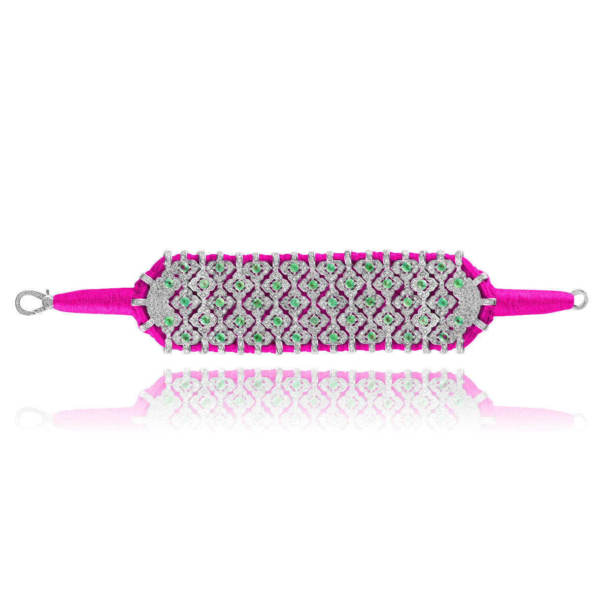 Bracelet Bahia Rose neon - Emeraude