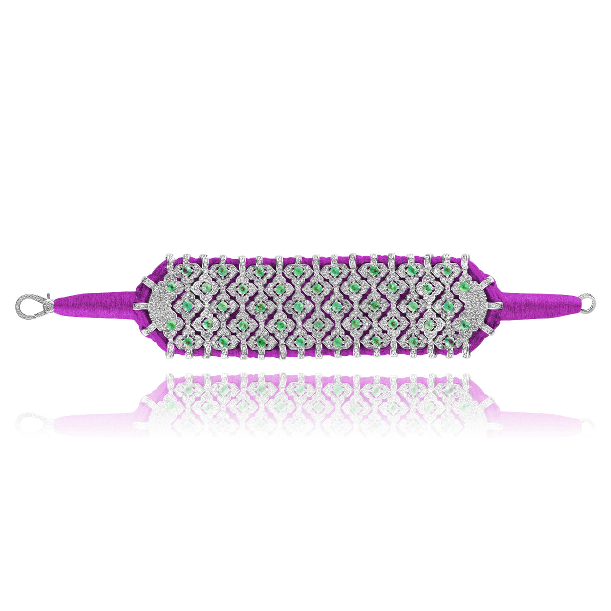 Bahia Purple bracelet - Emerald