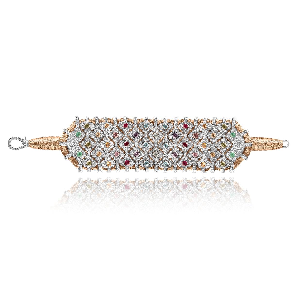 Bahia Pink Gold bracelet - Rainbow