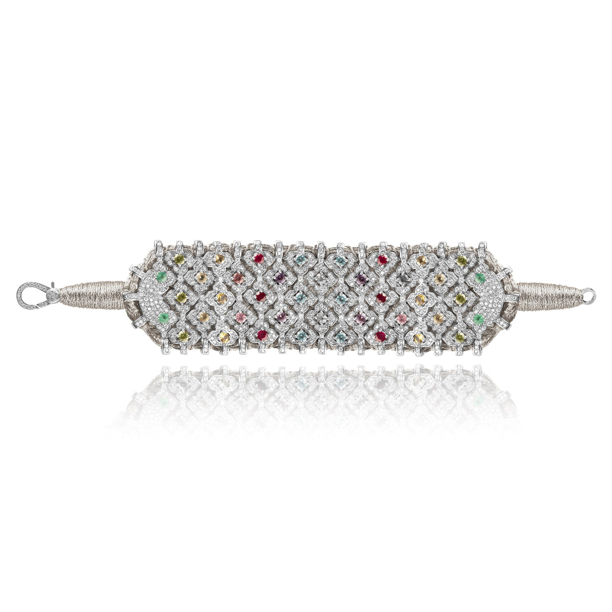 Bahia Silver bracelet - Rainbow