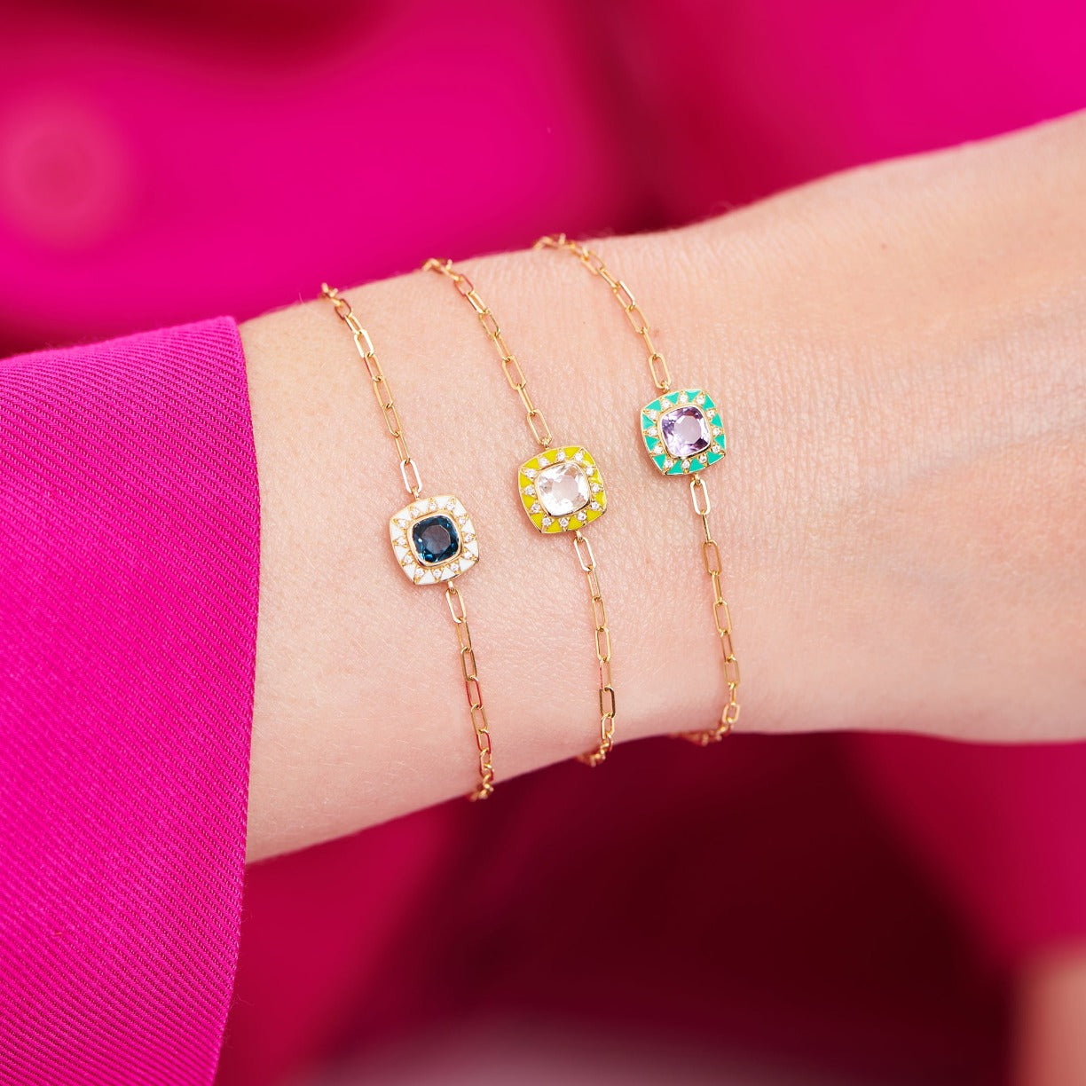 Bracelet Stella jaune