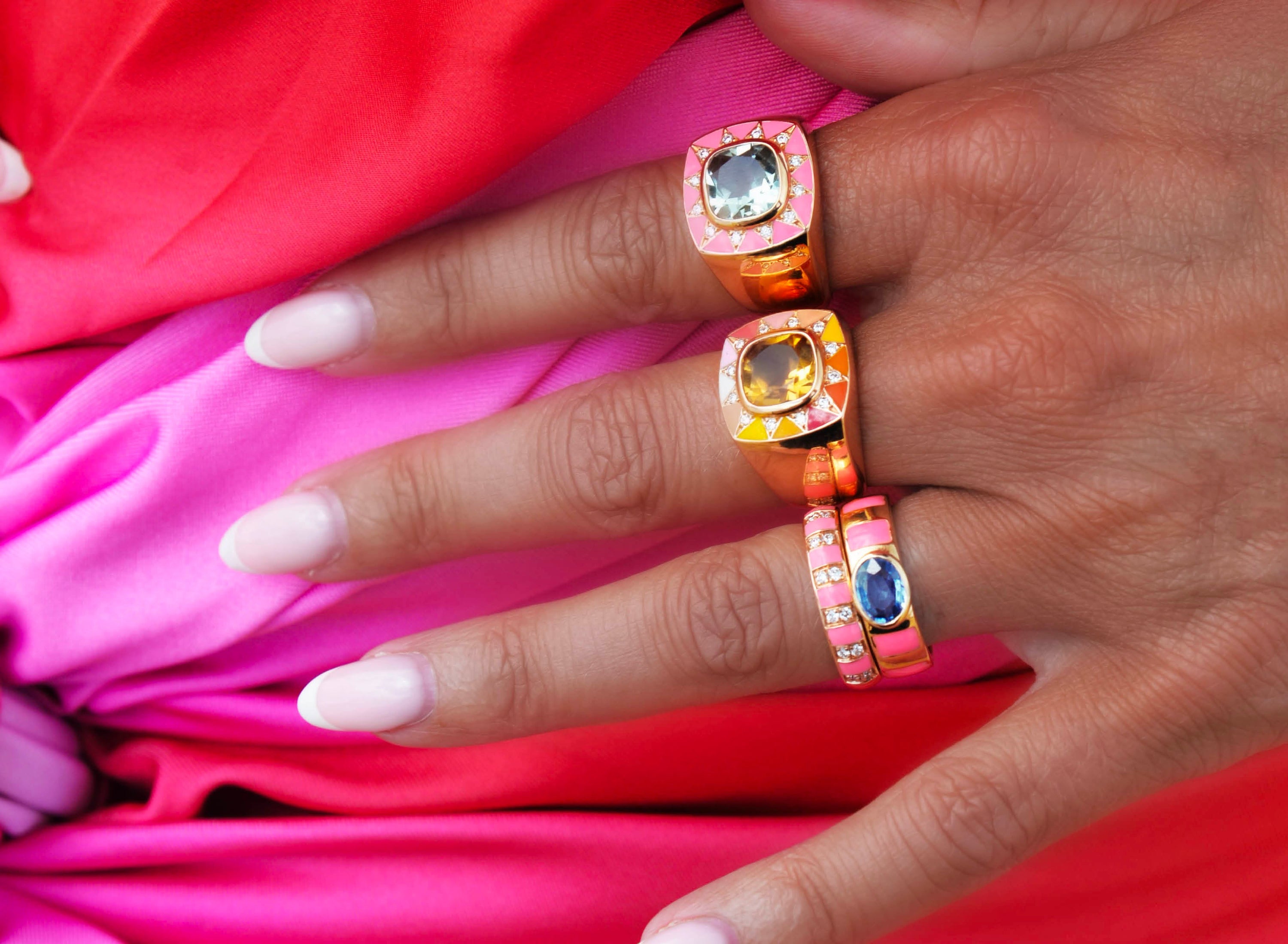 Bague Van Den Abeele Billie or rose