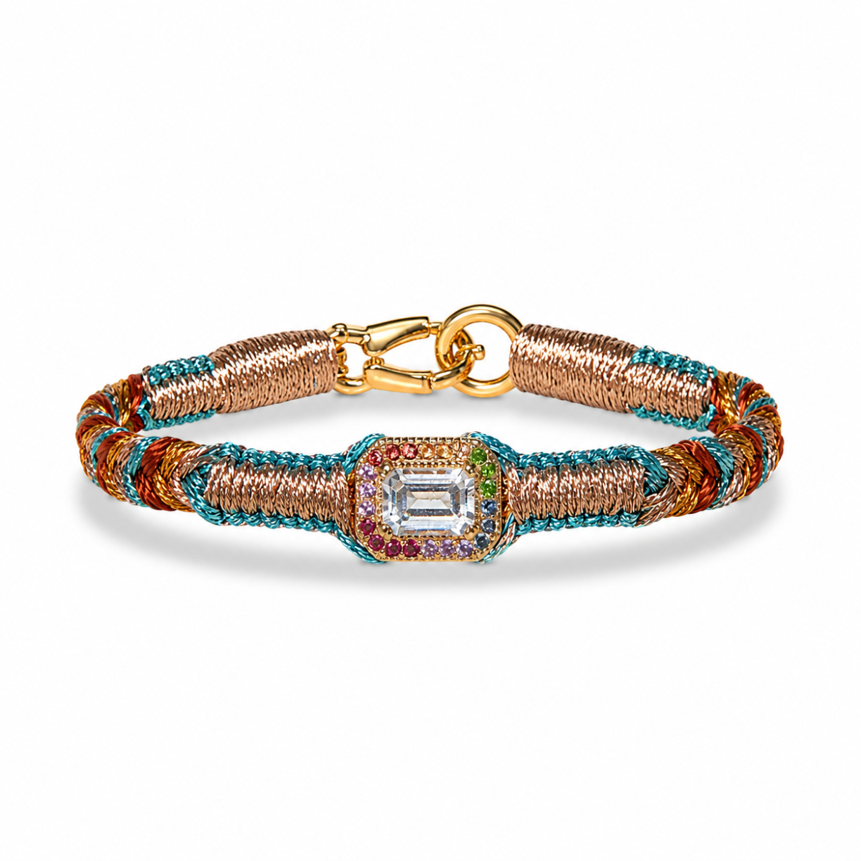 rose gold - pacific amy bracelet - crystal