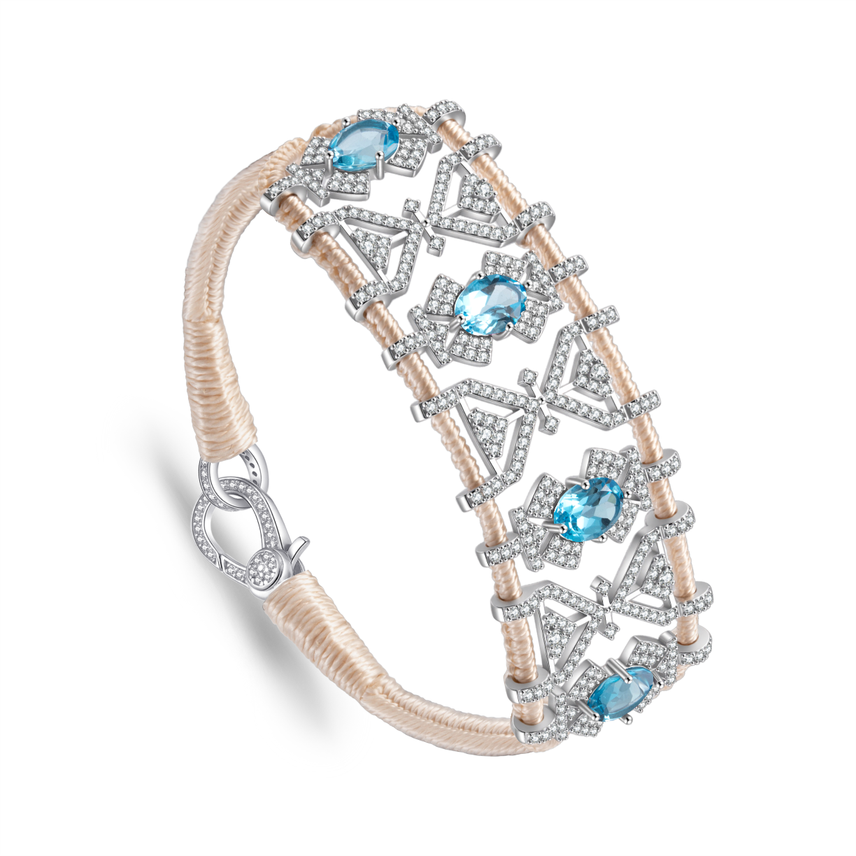 Bracelet Fortalezza vanilla - Topazes