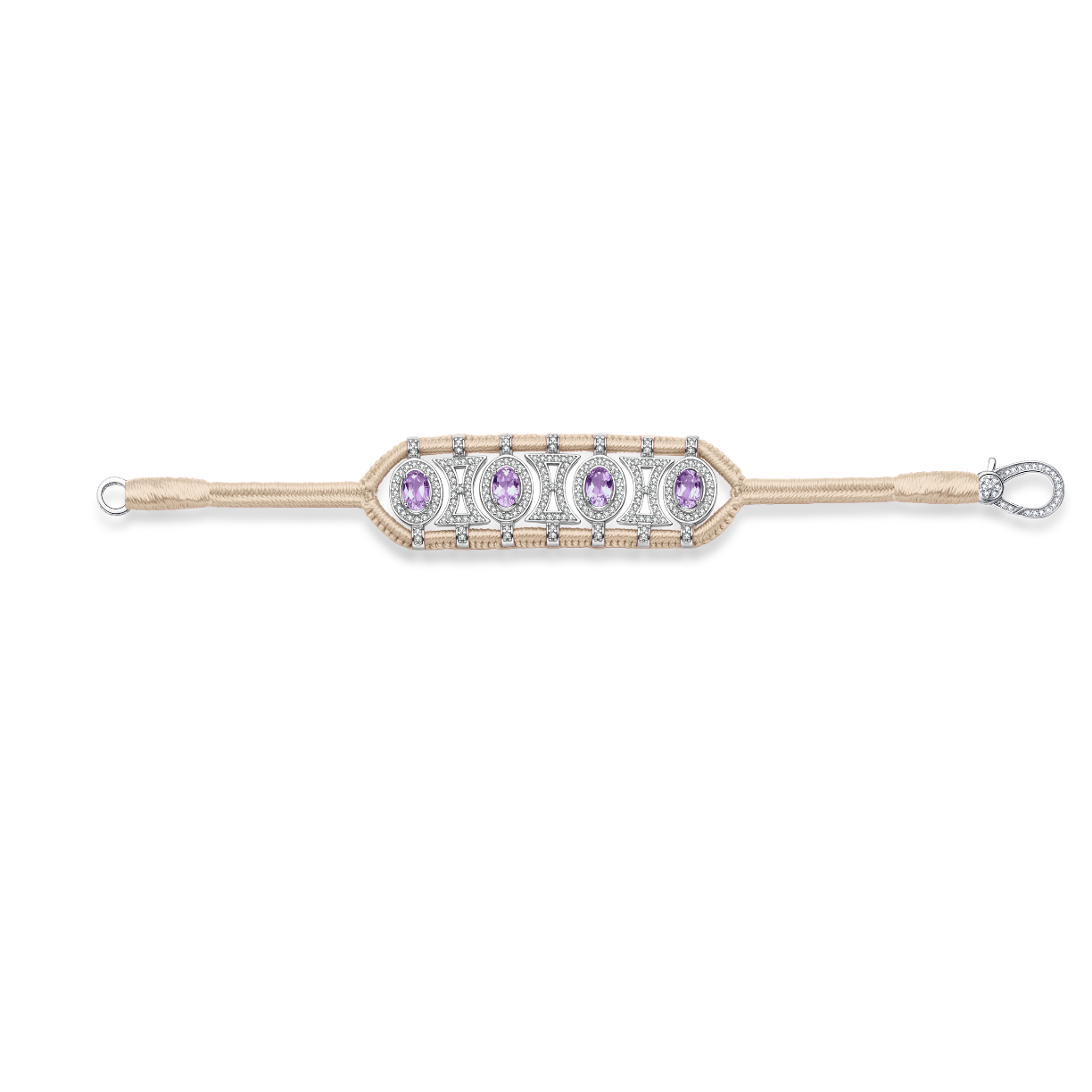 Olinda turquoise bracelet - Amethysts