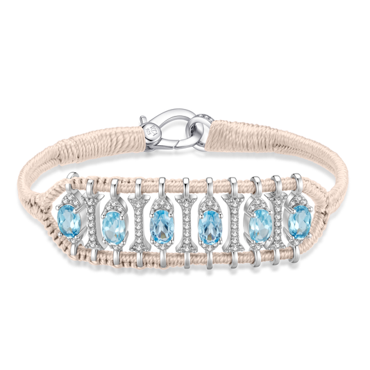 Bracelet Teresina Vanilla - topazes