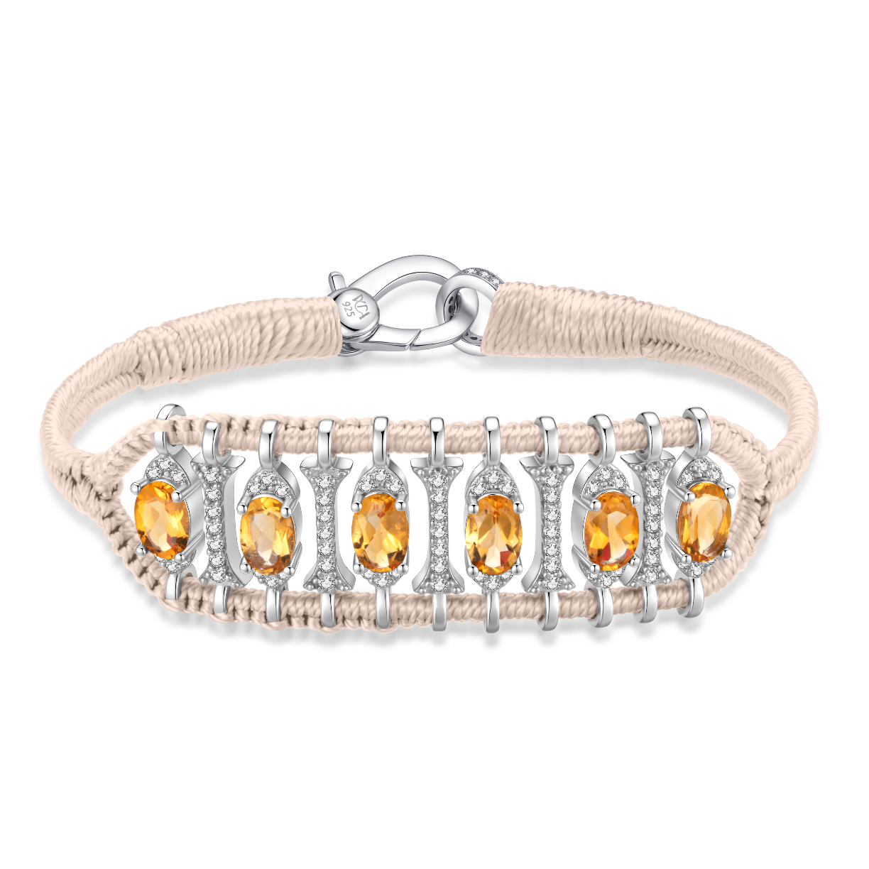 Teresina Vanilla bracelet - Citrine