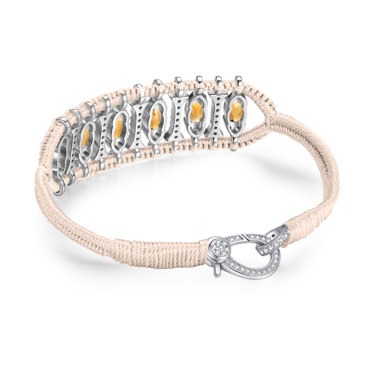Teresina Vanilla bracelet - Citrine
