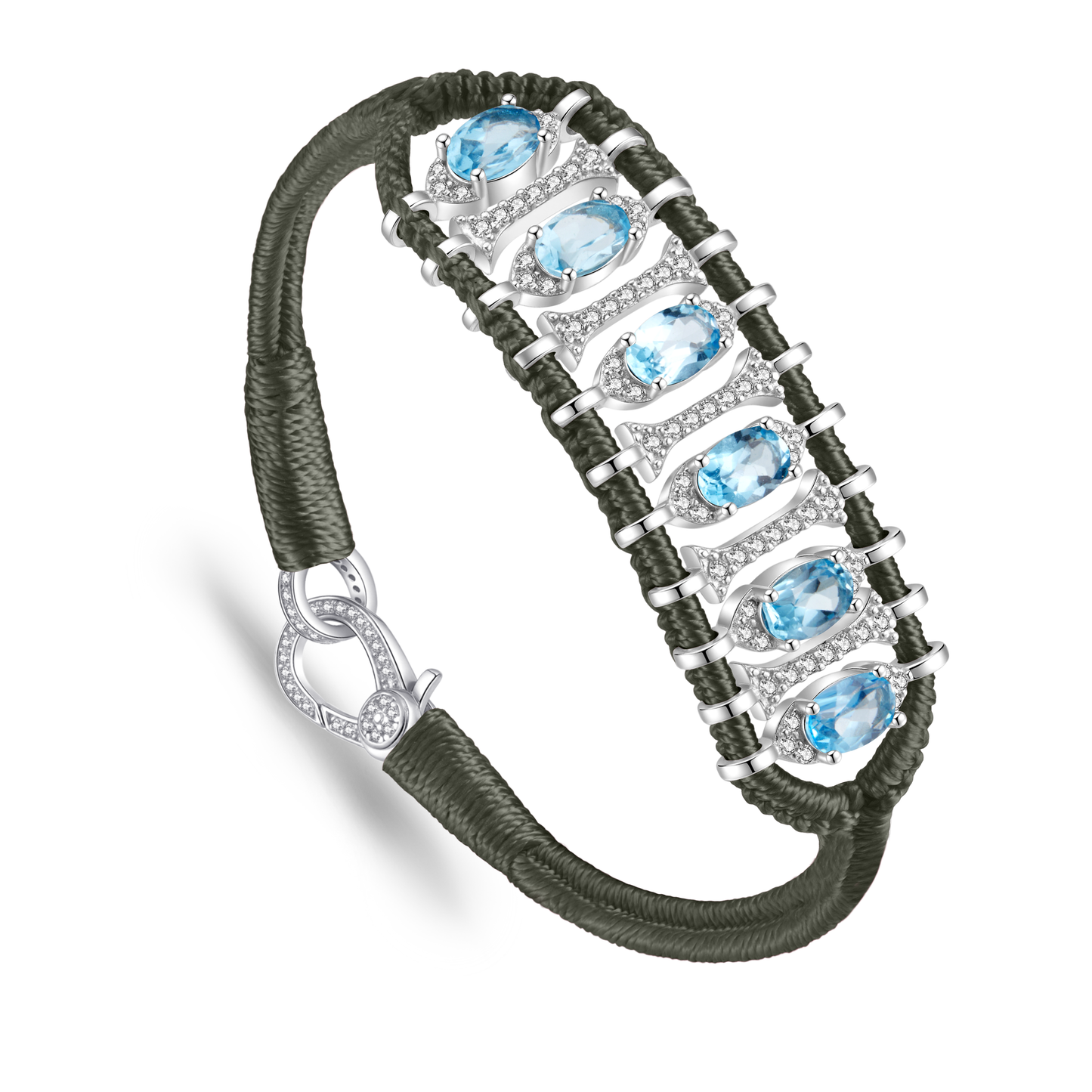 Teresina kaki bracelet - Topaz