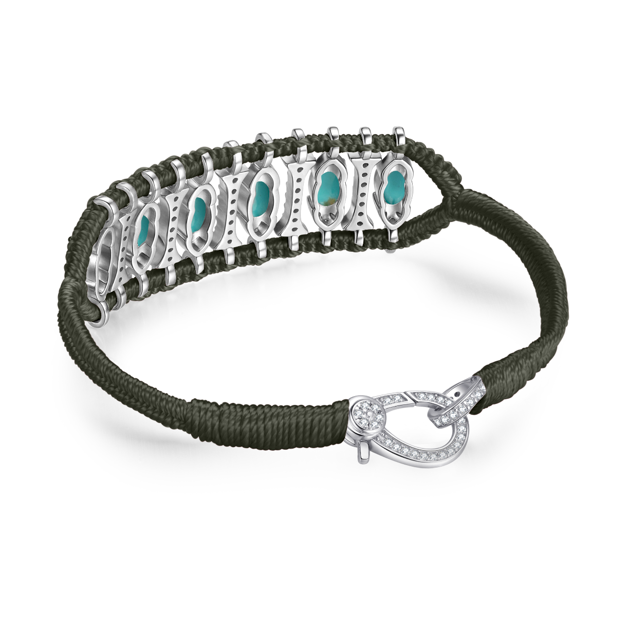 Teresina kaki bracelet - Turquoise