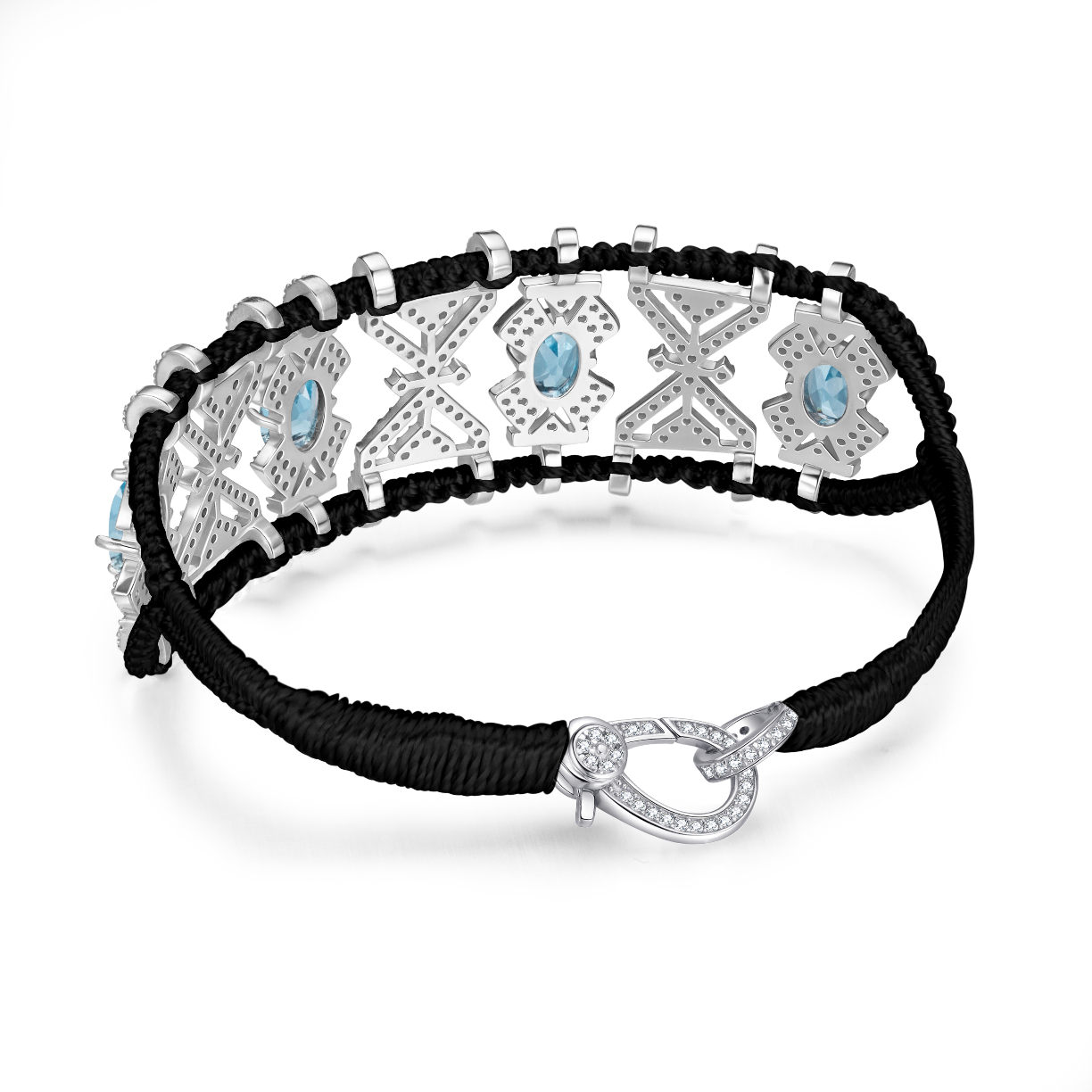 Bracelet Fortalezza black - Topazes