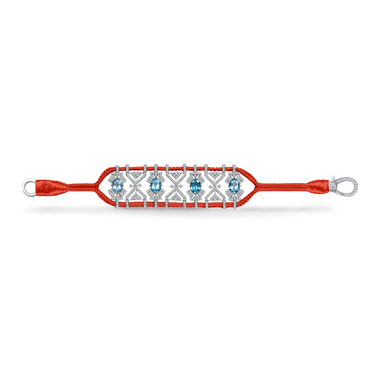 Bracelet Fortalezza salmon - Topazes