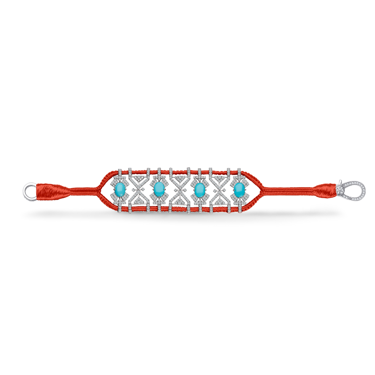 Bracelet Fortalezza Salmon - Turquoises