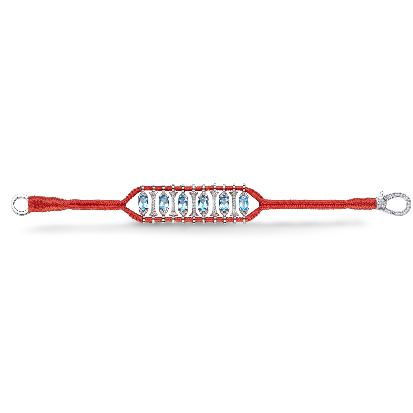 Teresina salmon bracelet - Topaz