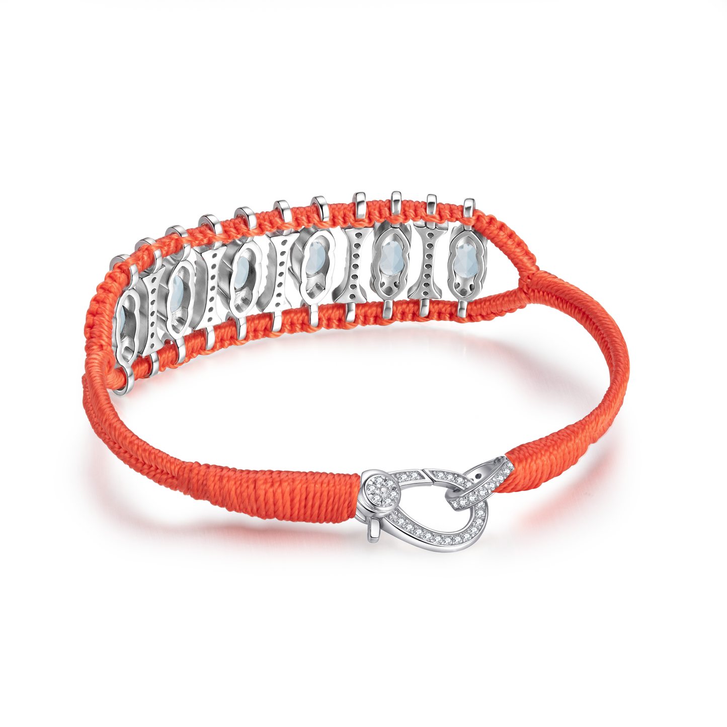 Teresina salmon bracelet - Topaz