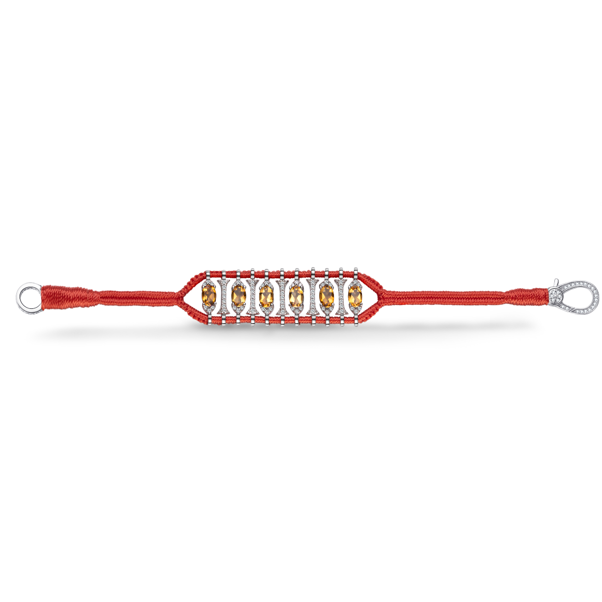 Bracelet Teresina Salmon - Citrines