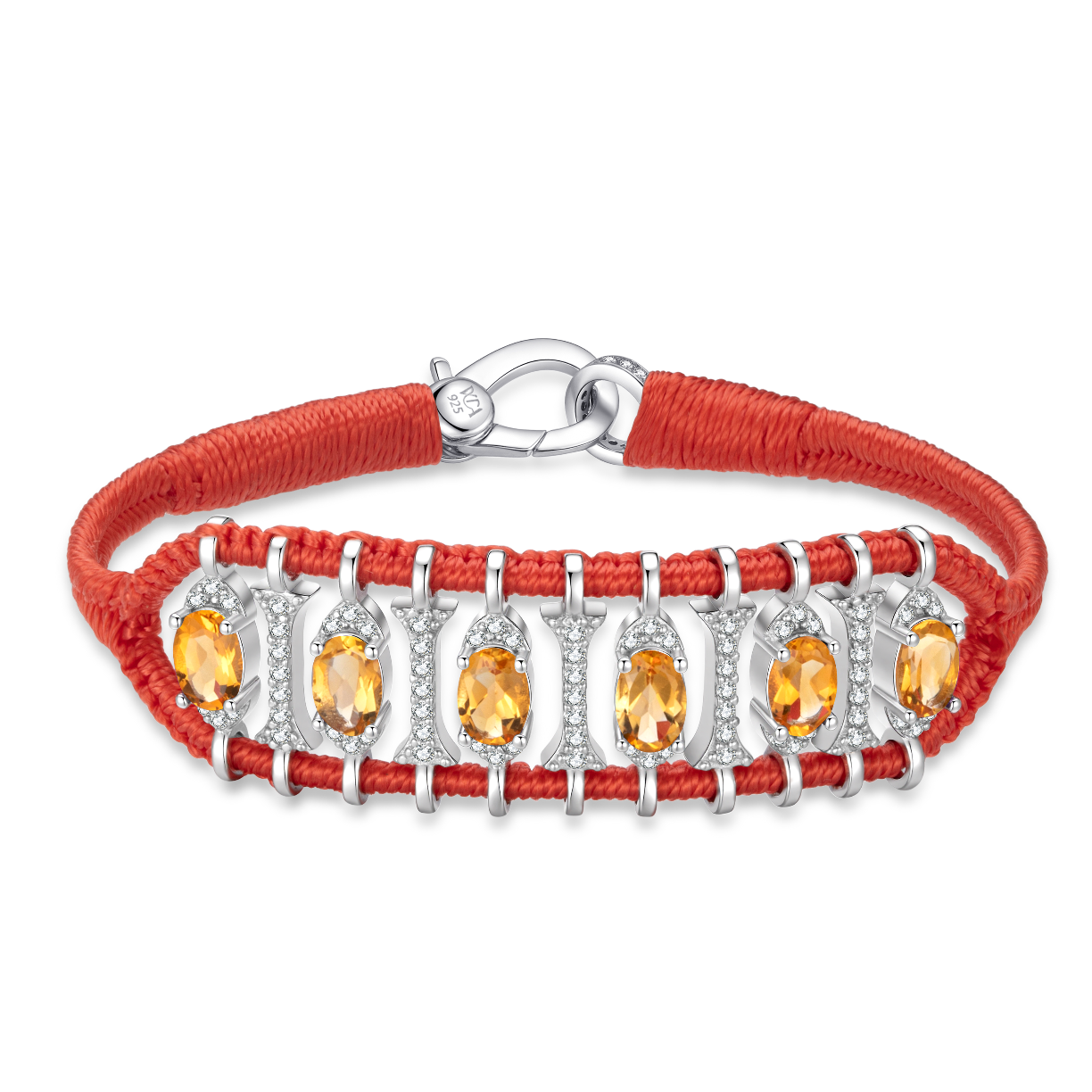 Bracelet Teresina Salmon - Citrines