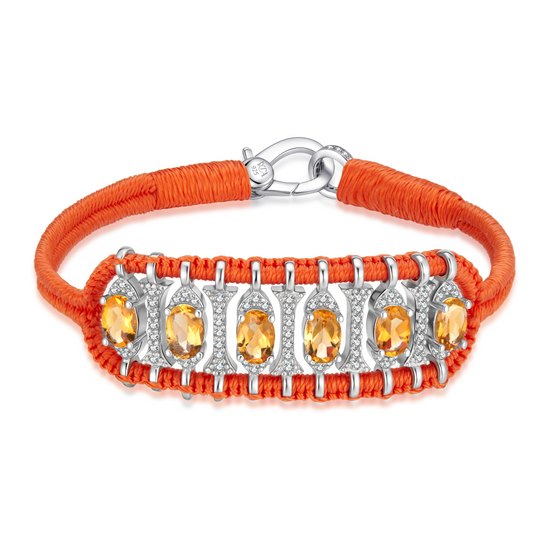 Teresina Orange bracelet - Citrine