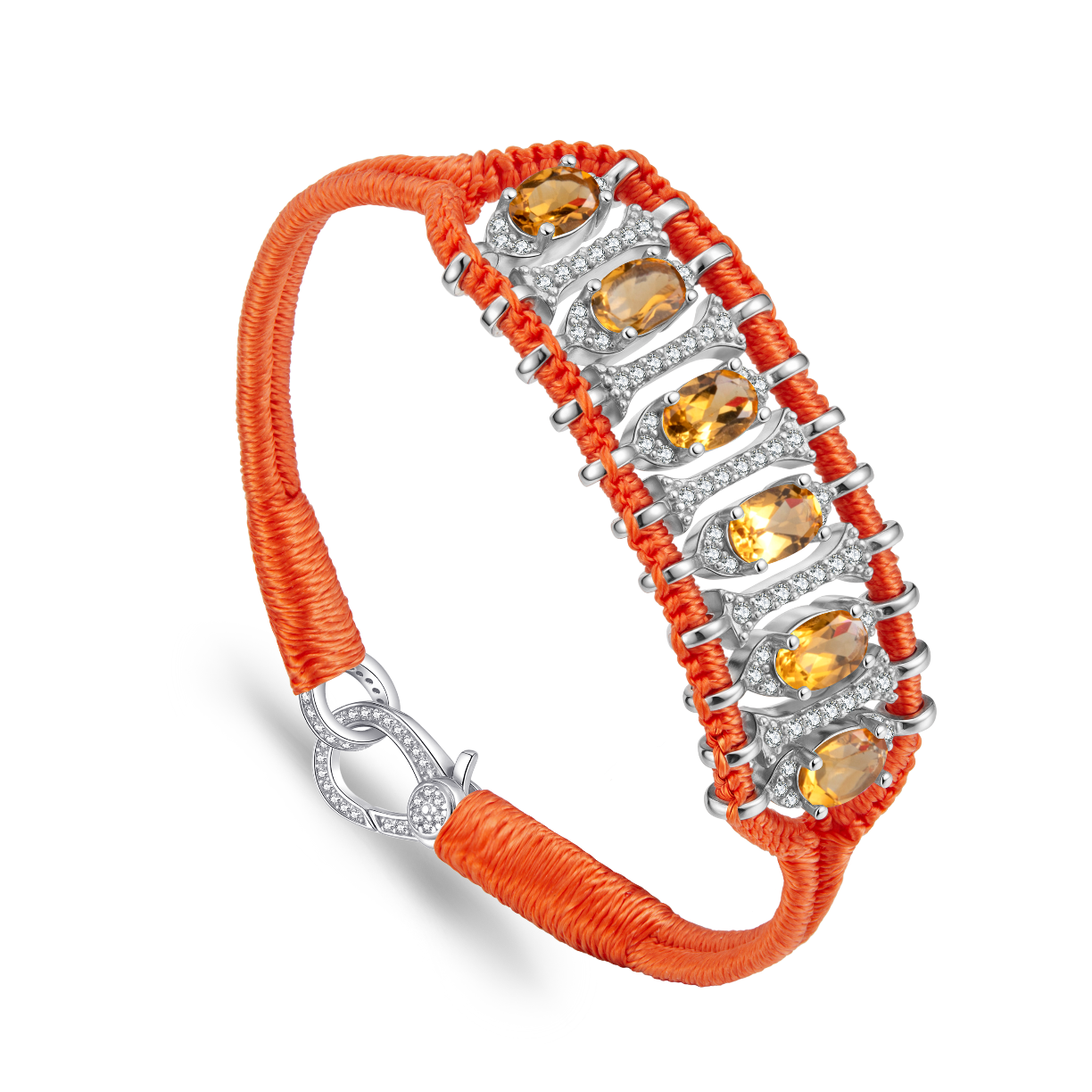 Bracelet Teresina Orange - Citrines
