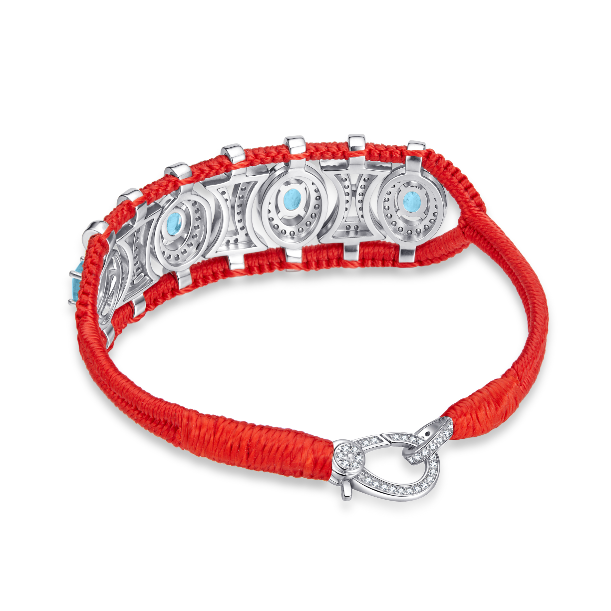 Bracelet Olinda rouge - Topazes