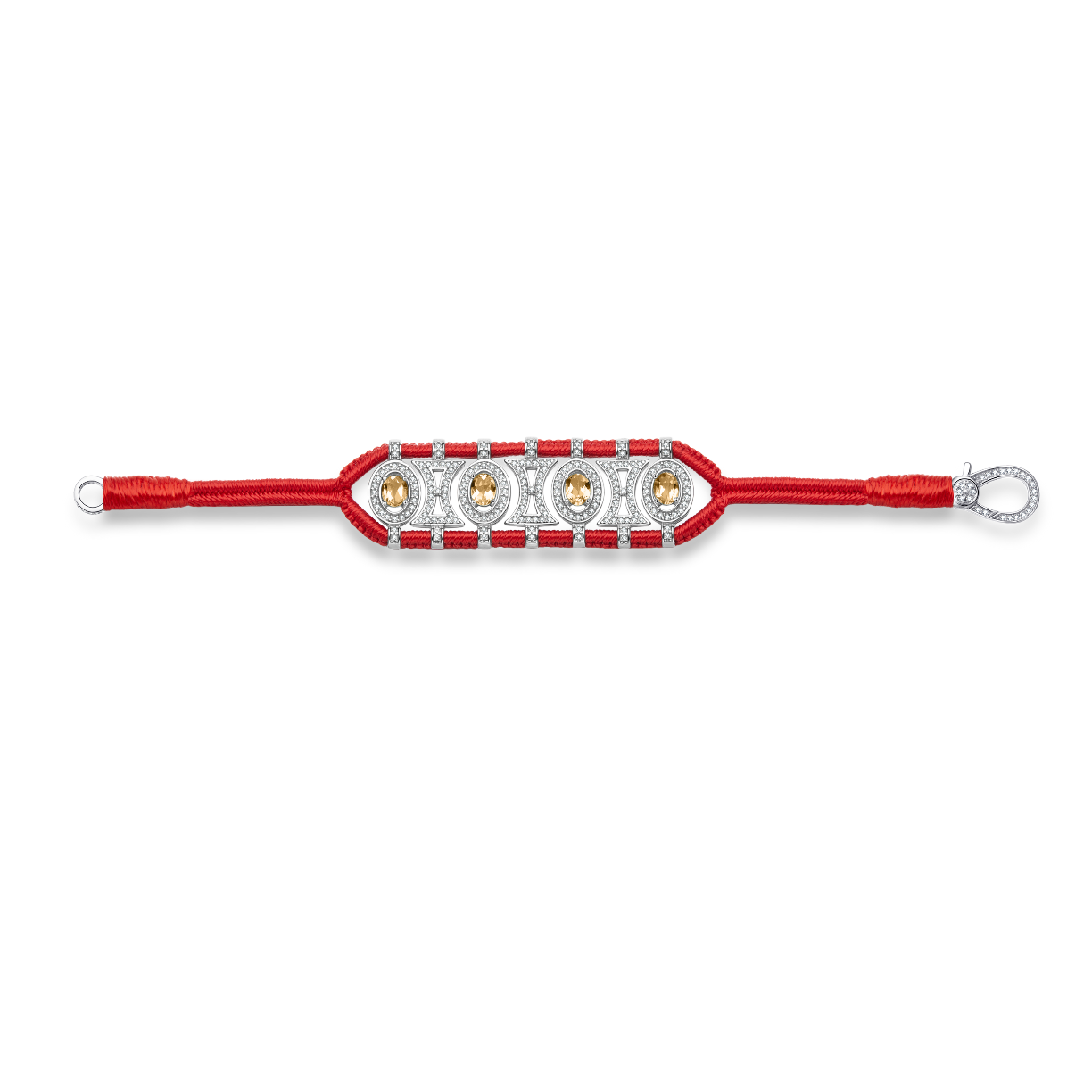 Olinda red bracelet - Citrines