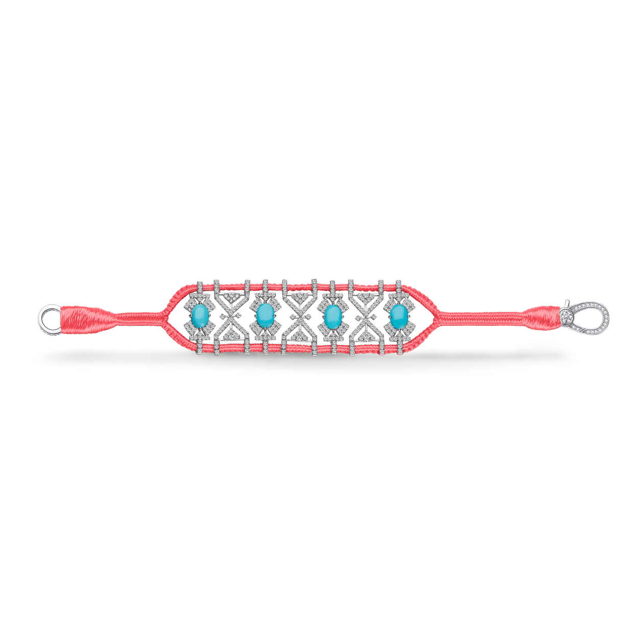 Bracelet Fortalezza Cheeks - Turquoises