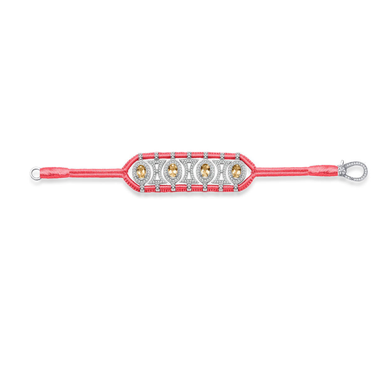 Olinda cheeks bracelet - Citrines