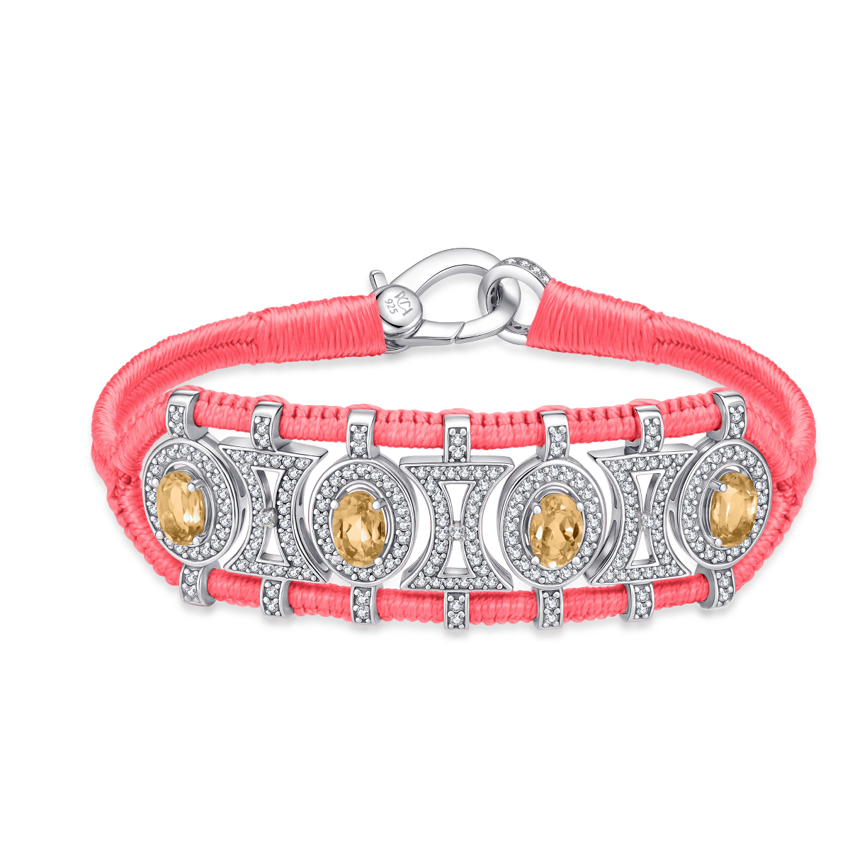 Olinda cheeks bracelet - Citrines