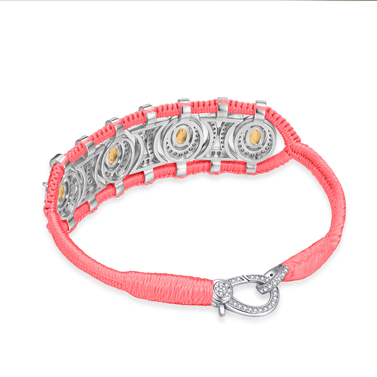 Olinda cheeks bracelet - Citrines