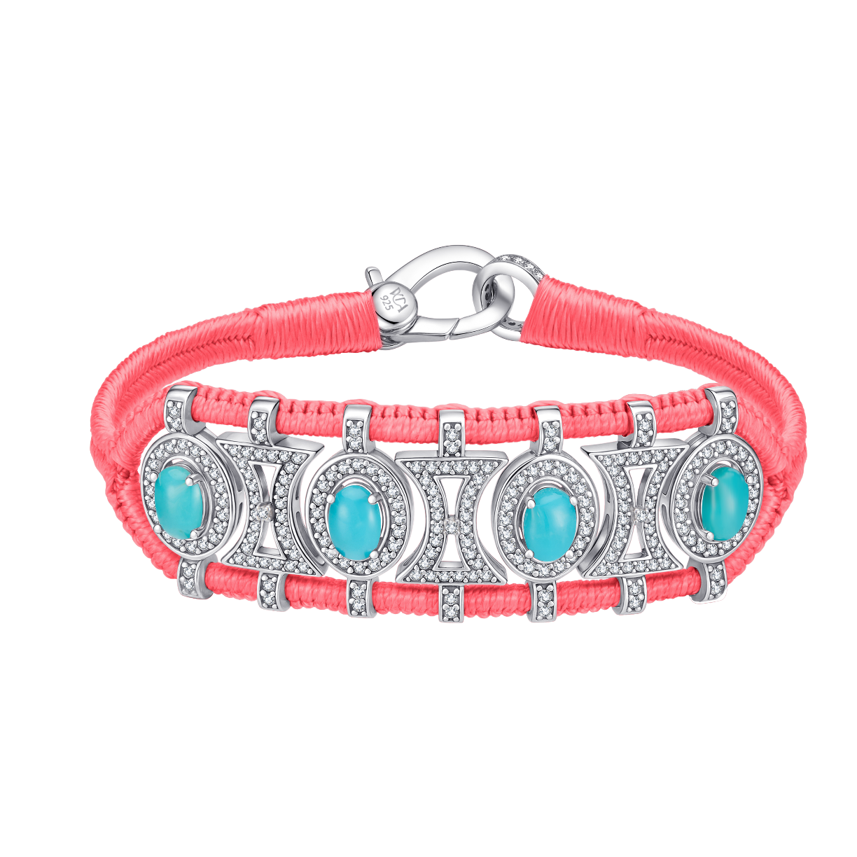Olinda cheeks bracelet - turquoises