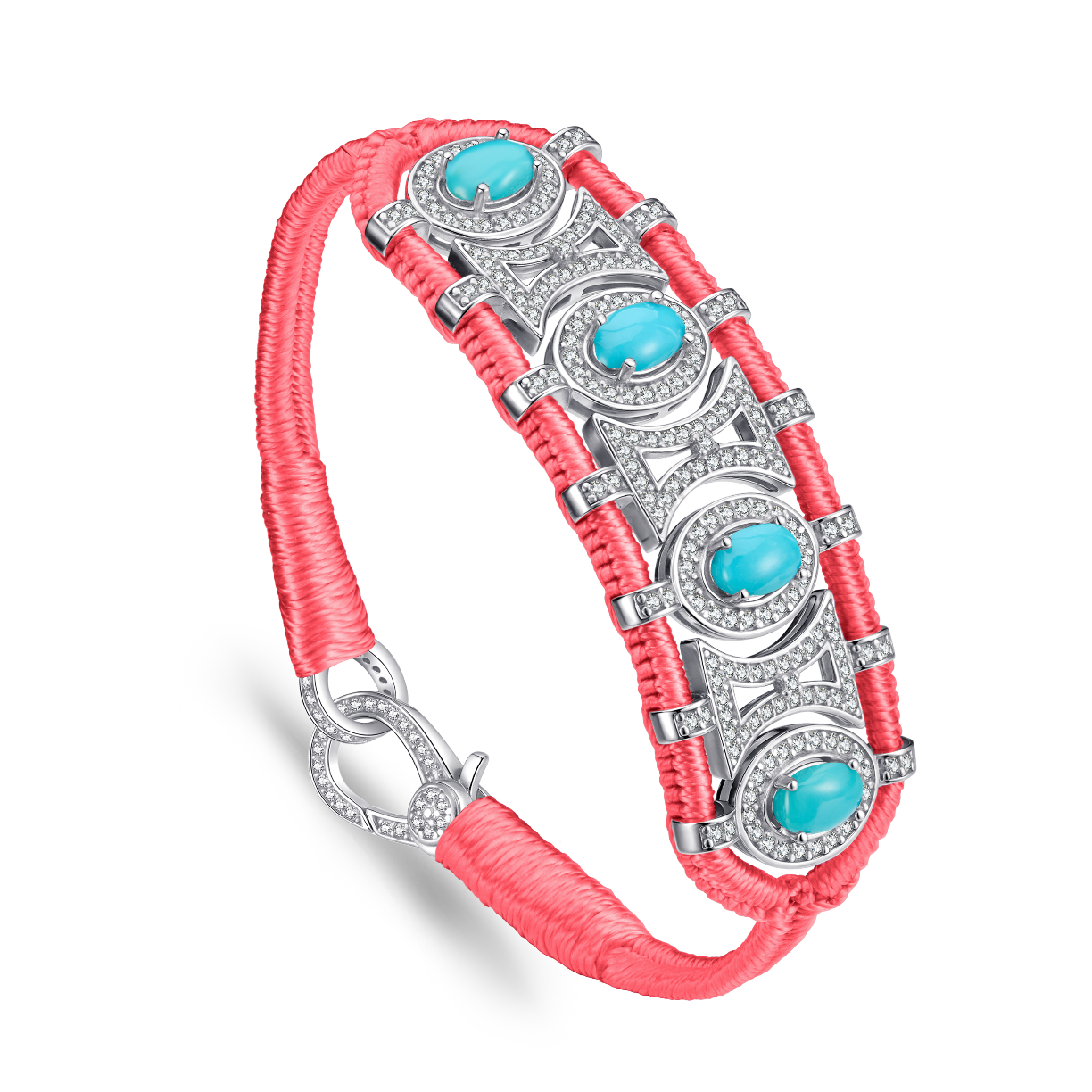 Olinda cheeks bracelet - turquoises