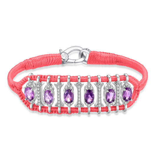 Teresina Cheeks bracelet - Amethyst