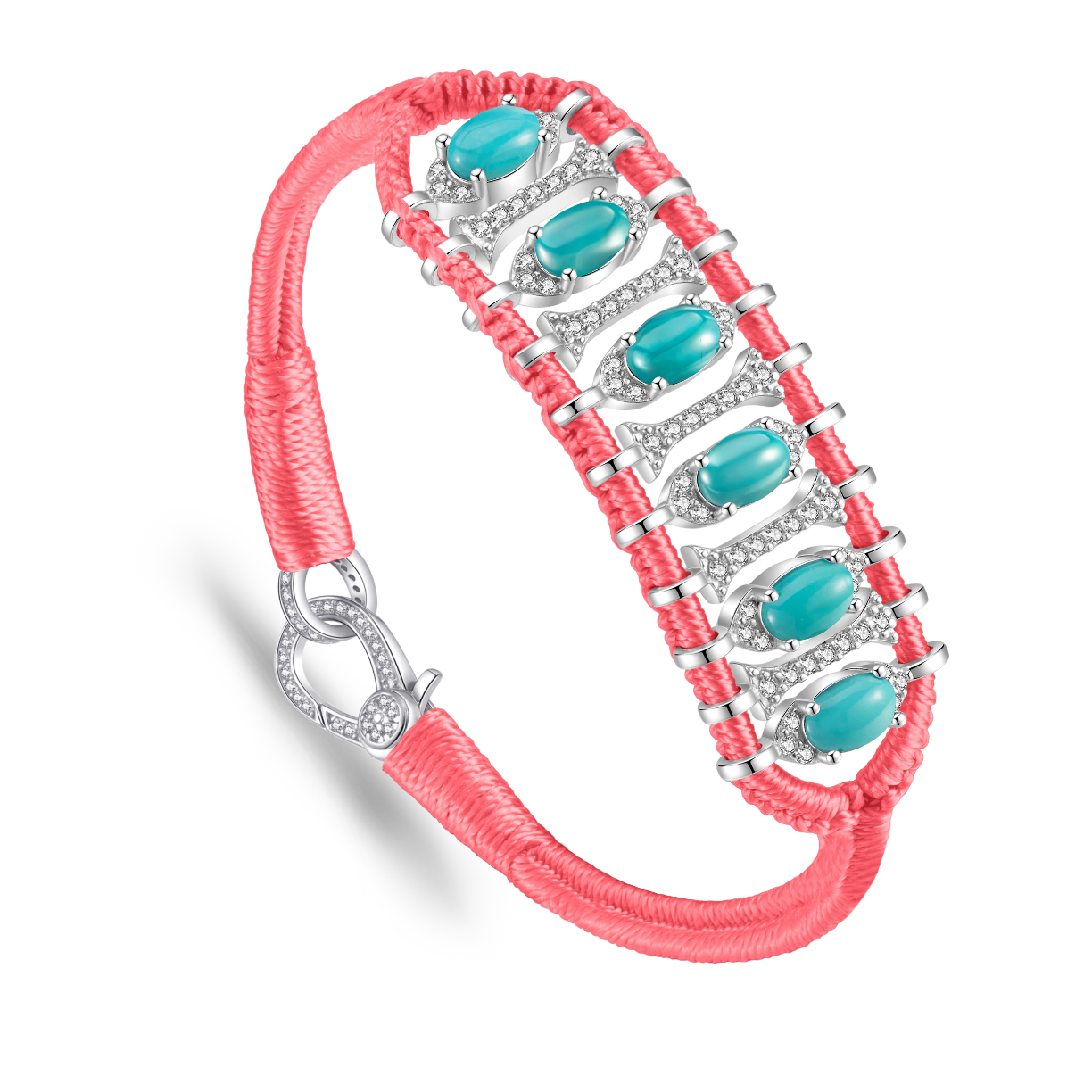 Teresina cheeks bracelet - Turquoise