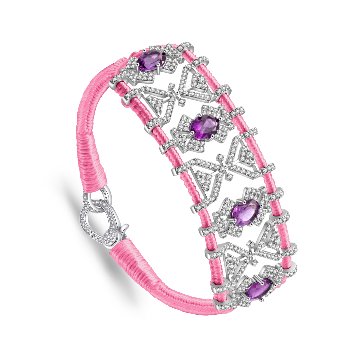 Bracelet Fortalezza Barbie - Amethysts
