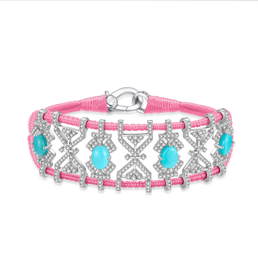 Bracelet Fortalezza Barbie - Turquoises