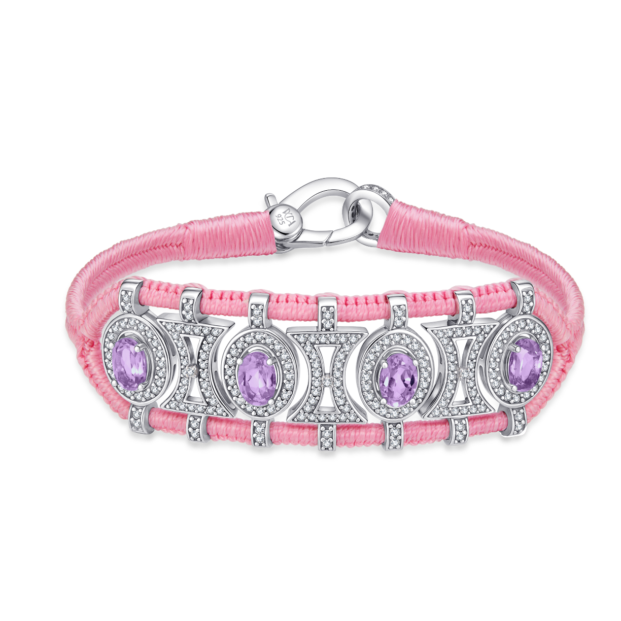 Olinda Barbie bracelet - Amethysts