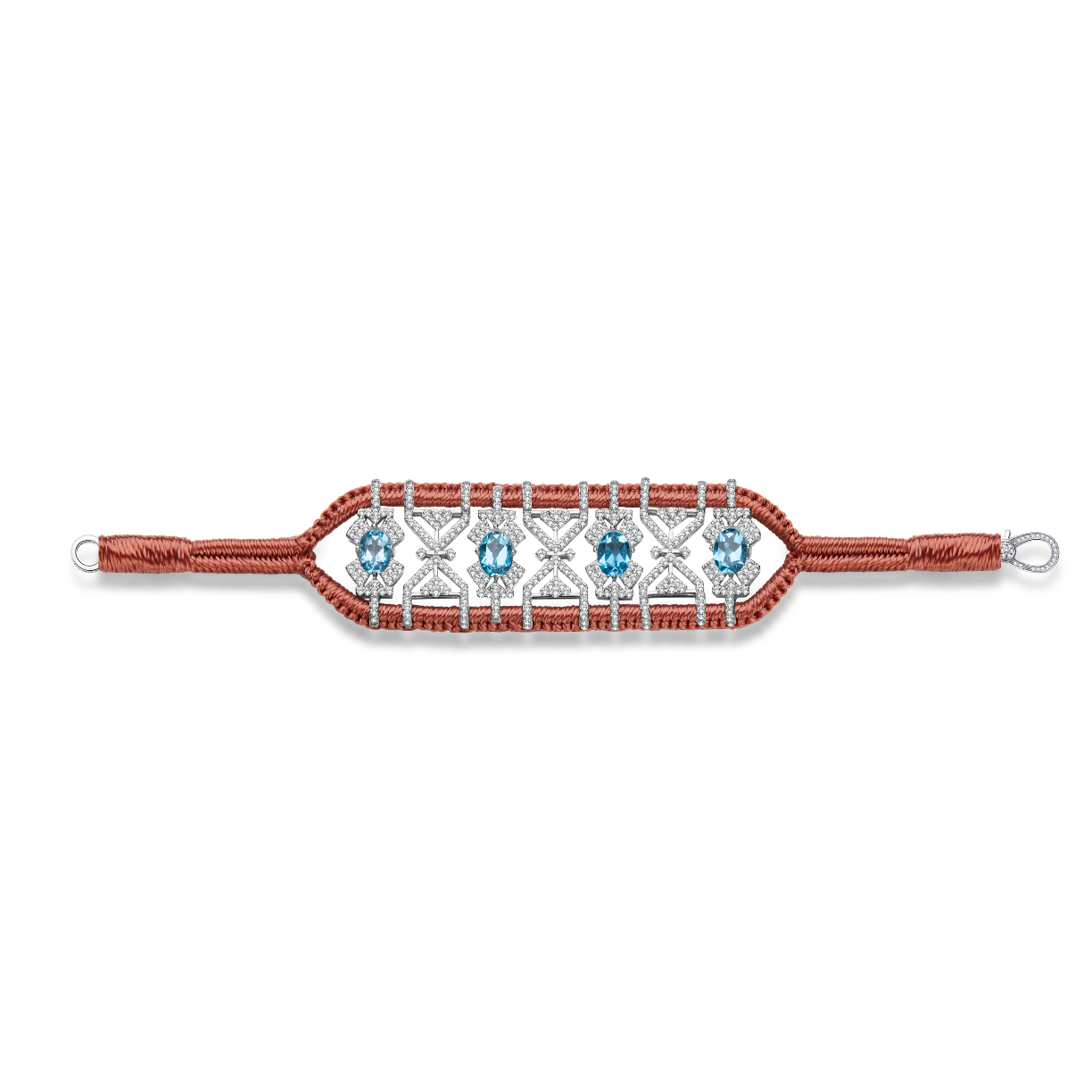 Bracelet Fortalezza blush - Topazes