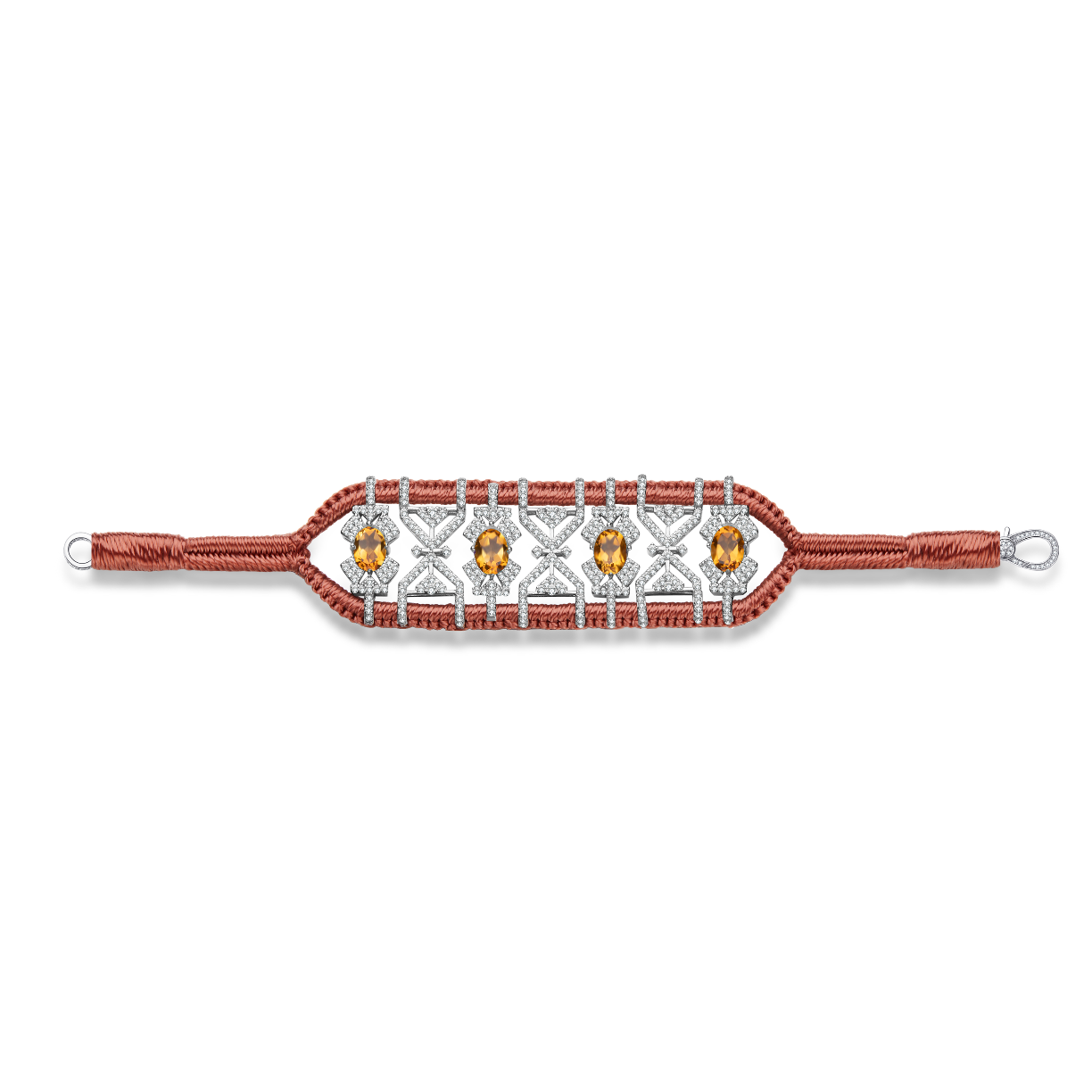 Bracelet Fortalezza Blush - Citrines