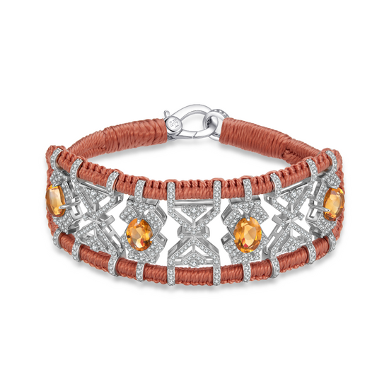Bracelet Fortalezza Blush - Citrines