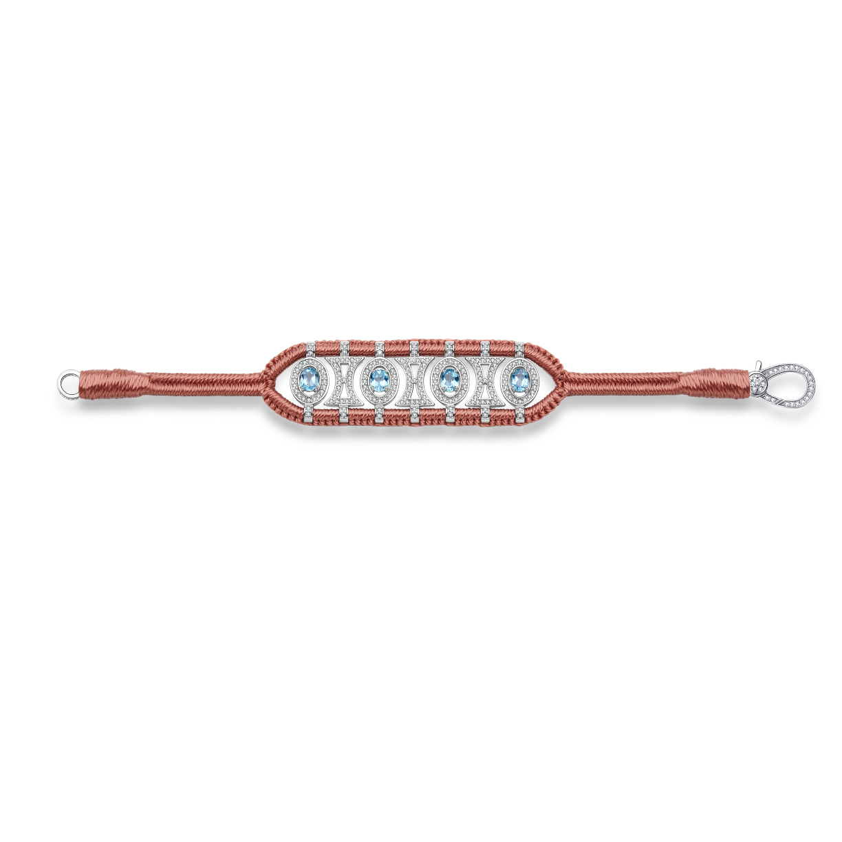 Olinda Blush bracelet - Topazes