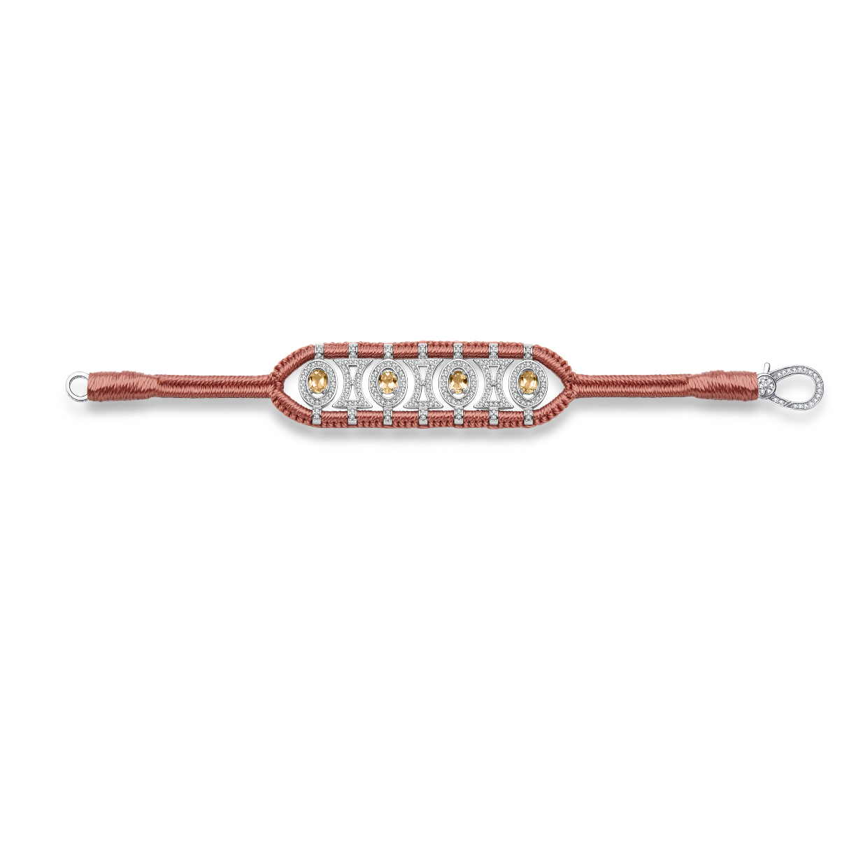 Olinda blush bracelet - Citrines