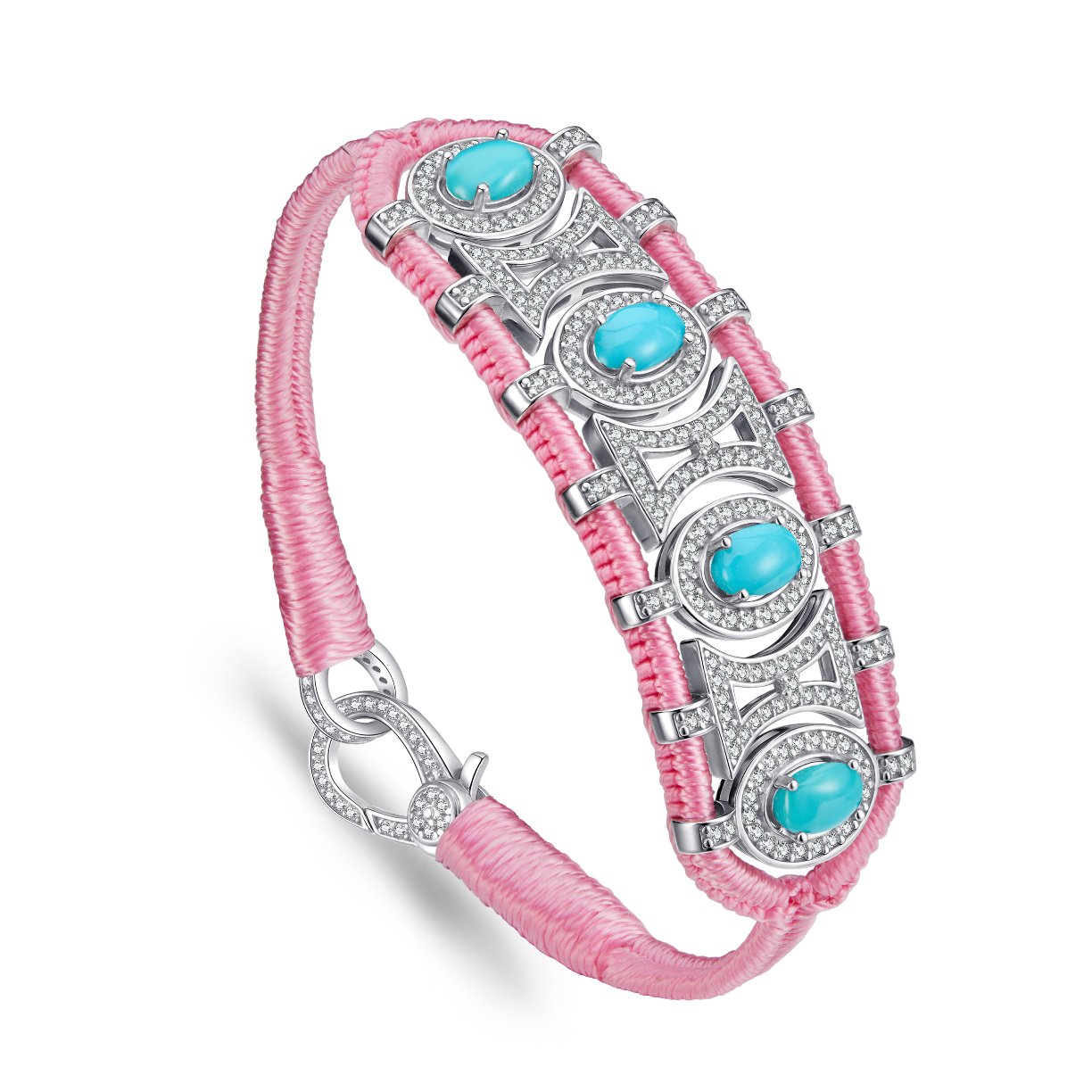 Bracelet Olinda barbie - turquoises