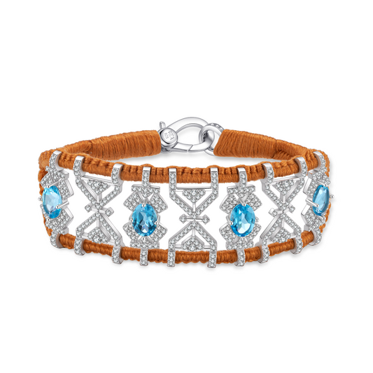 Bracelet Fortalezza camel - Topazes
