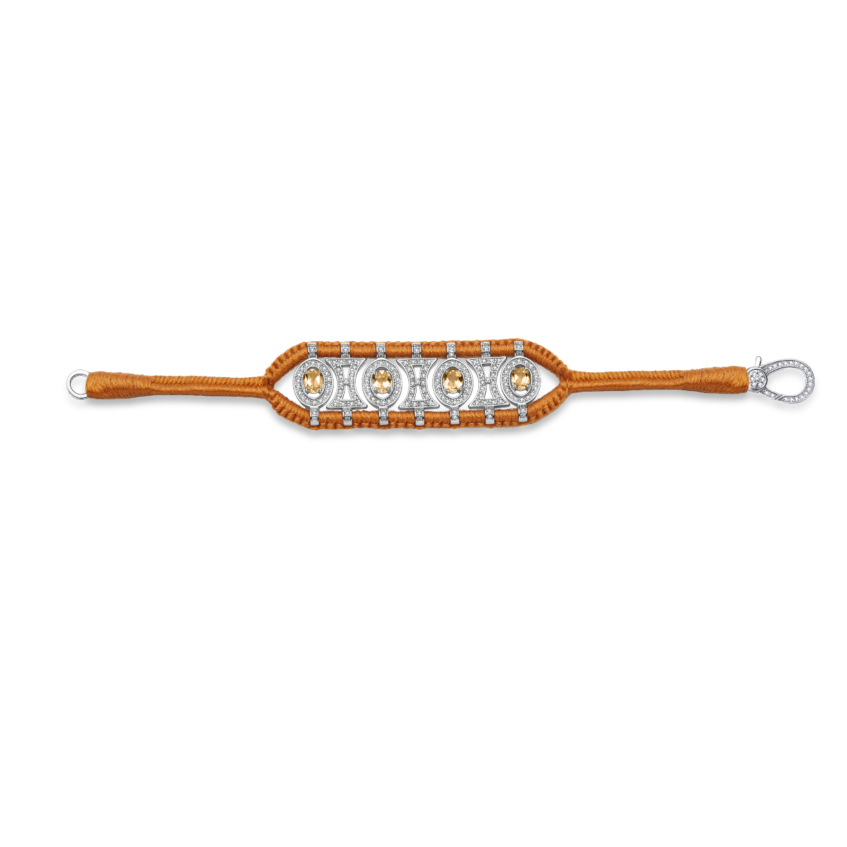Olinda camel bracelet - Citrines