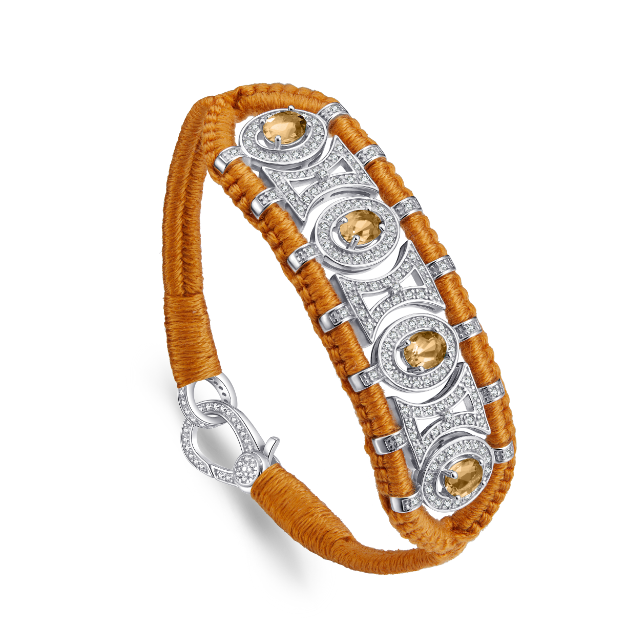 Olinda camel bracelet - Citrines