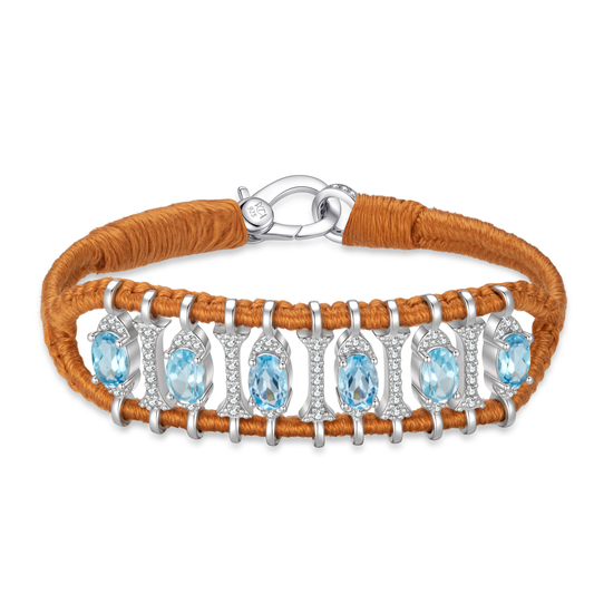 Teresina camel bracelet - Topaz