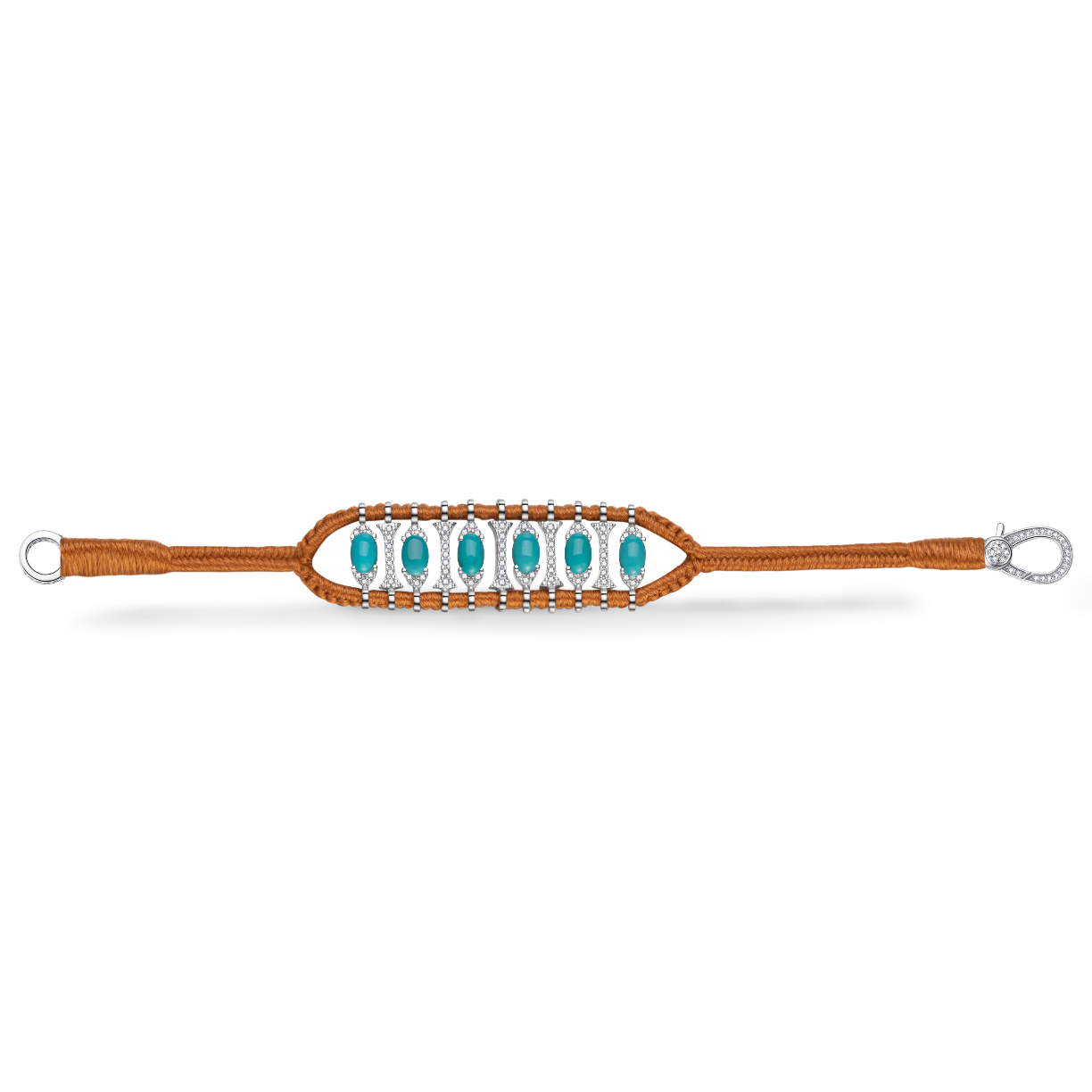 Teresina camel bracelet - Turquoise