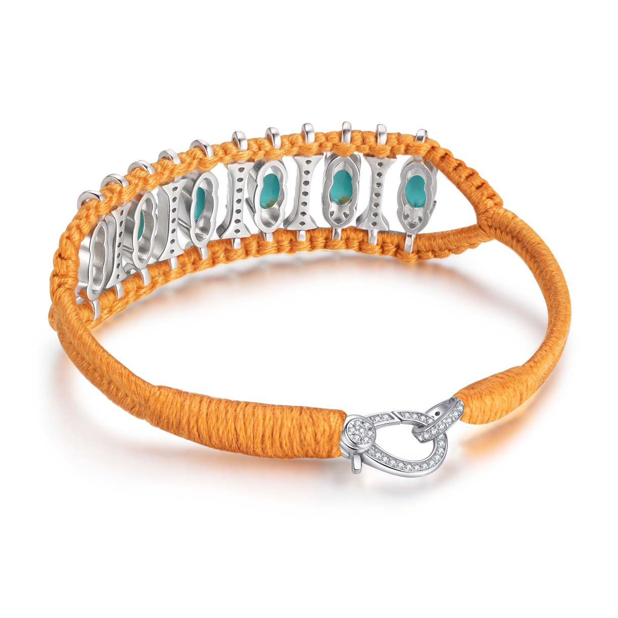 Teresina camel bracelet - Turquoise